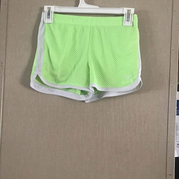 Justice Neon Green Mesh Shorts Size 10 - Picture 4 of 10